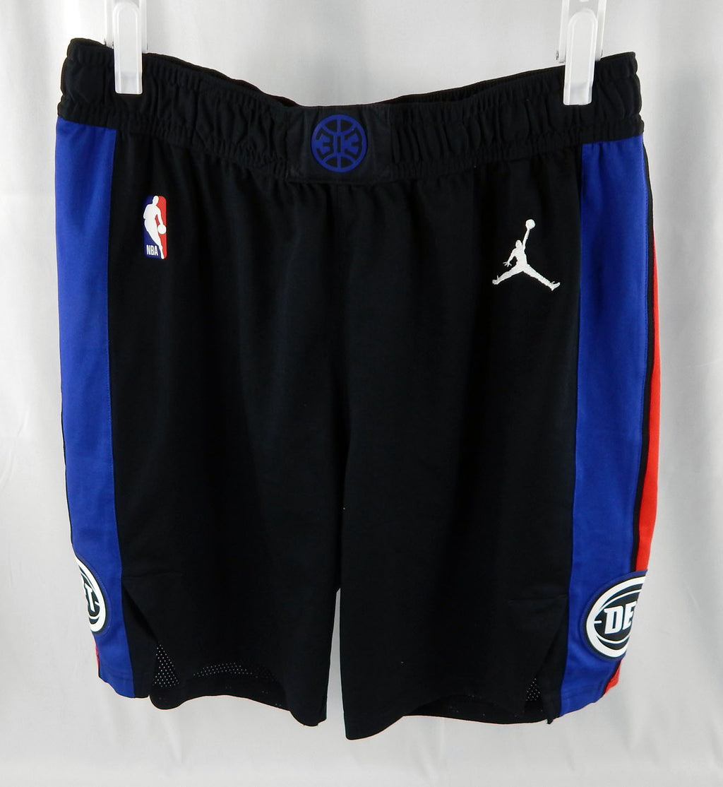 2025-26 Detroit Pistons Javonte Green #31 Game Used Black Basketball Shorts 38