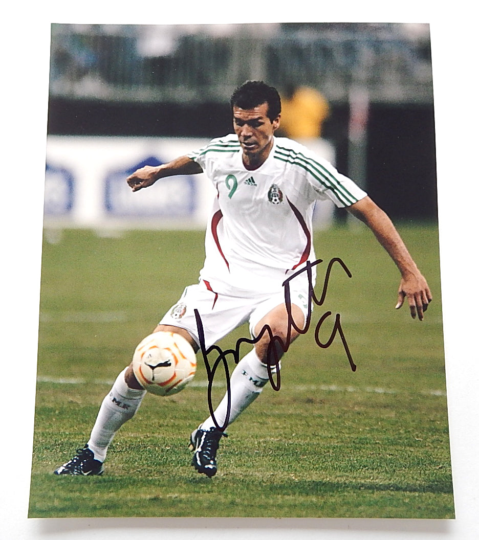 Jared Borgetti Signed 8x10 Photo Soccer Football Auto Autograph