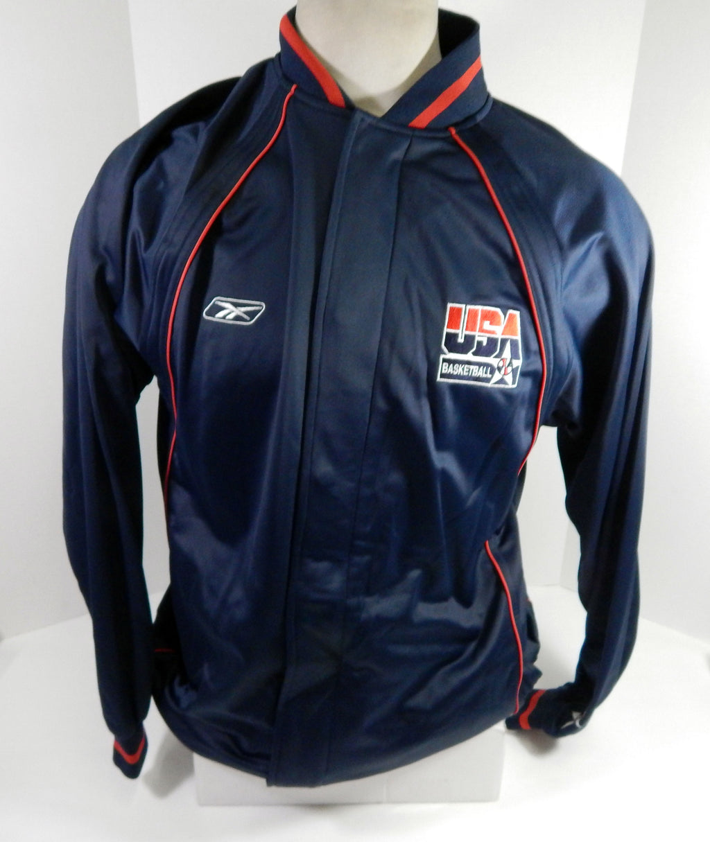 Team USA Basketball # Game Issued Navy Warm Up Jacket M DP64766
