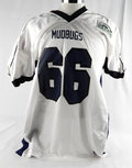 Mississippi Muddogs #66 Game Used White Jersey SIFL XXXL 317