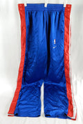 2002-03 Detroit Pistons #24 Game Used Blue Basketball Warm Up Pants Size 2XL