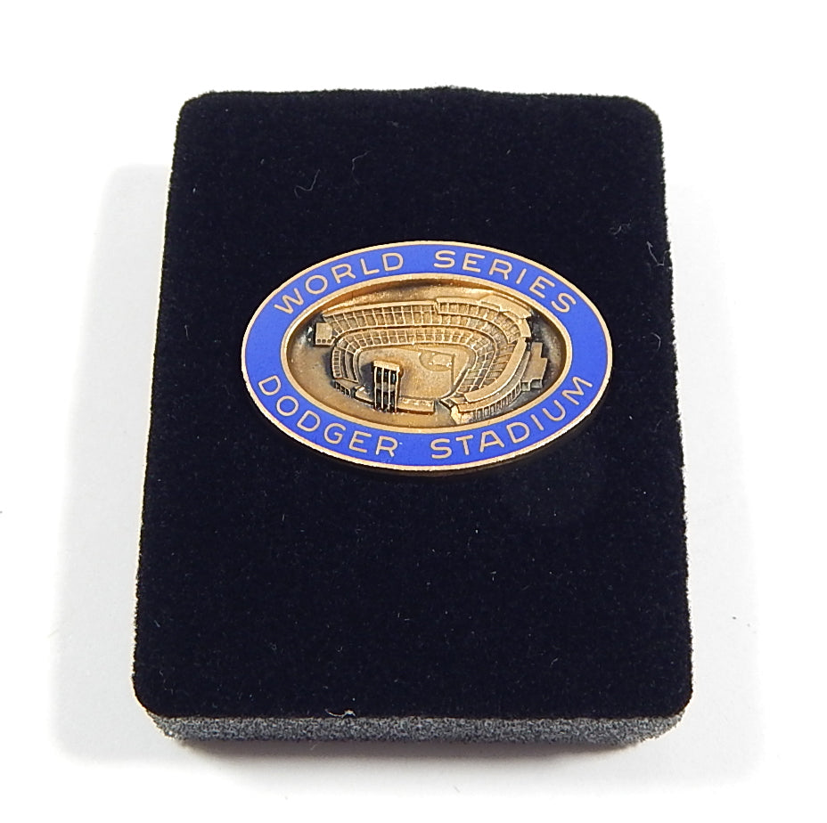 1974 Los Angeles Dodgers MLB World Series Vintage Balfour Press Pin In Case