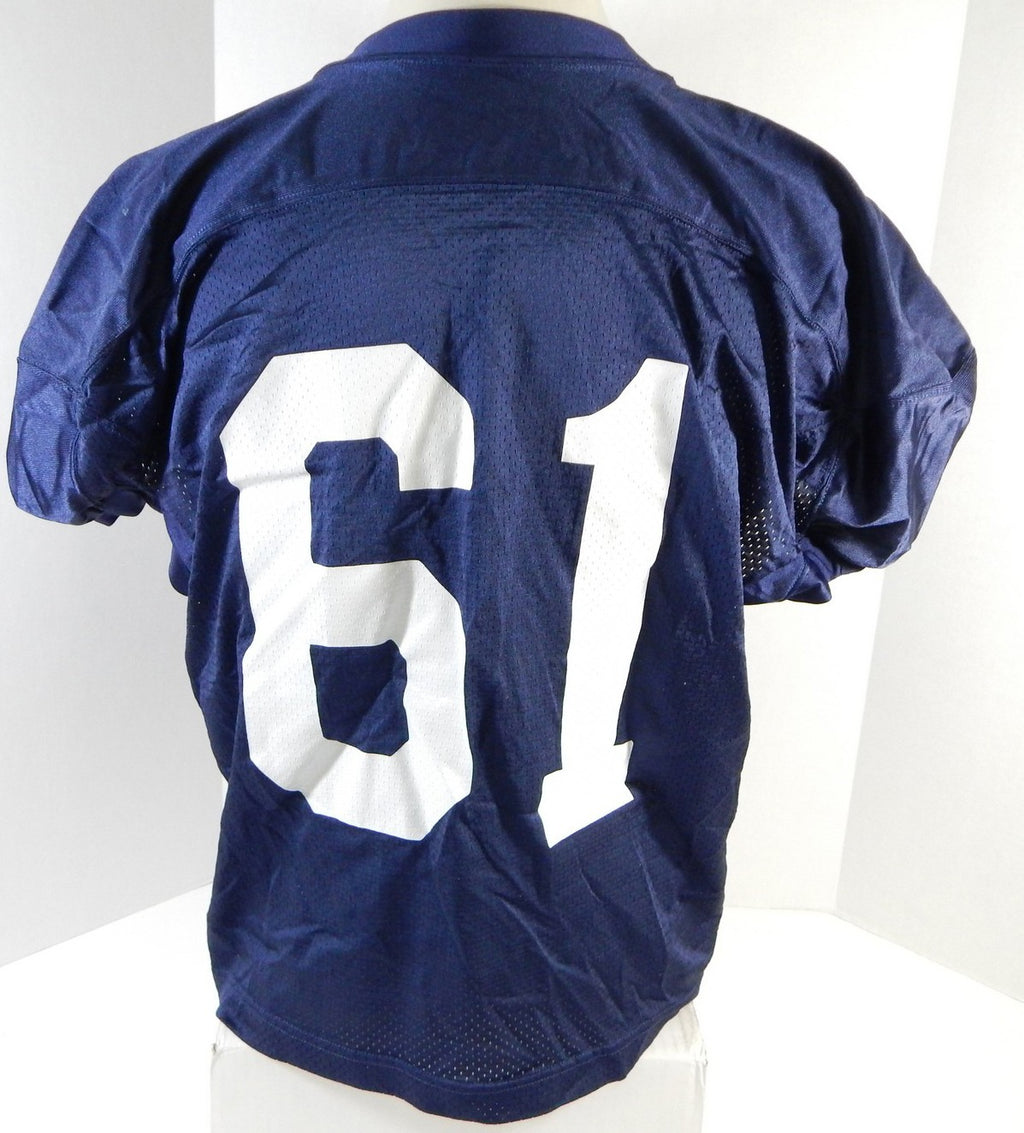 2008 Auburn Tigers #61 Game Used Navy Football Practice Jersey 333 Pic2