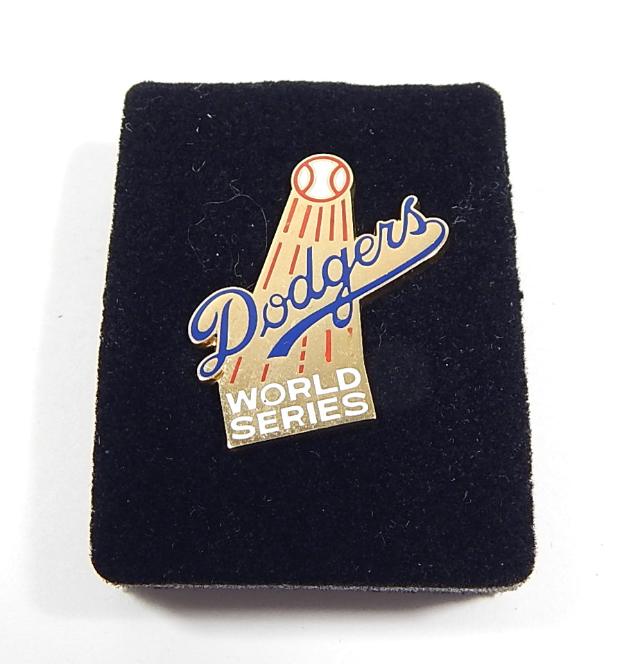 1977 Los Angeles Dodgers MLB World Series Vintage Balfour Press Pin In Case