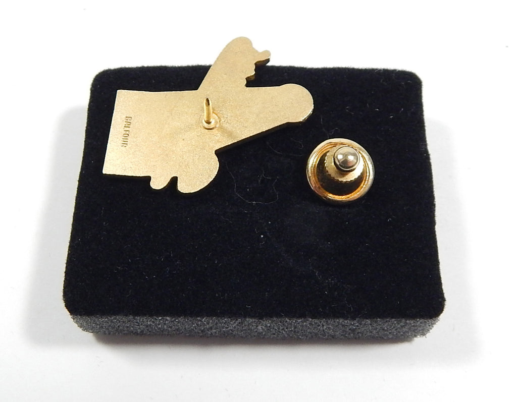 1977 Los Angeles Dodgers MLB World Series Vintage Balfour Press Pin In Case Pic2