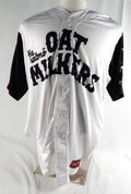 2024 Syracuse Mets #35 Game Issued Pos Used White Jersey Malmo Oat Milkers 48 3