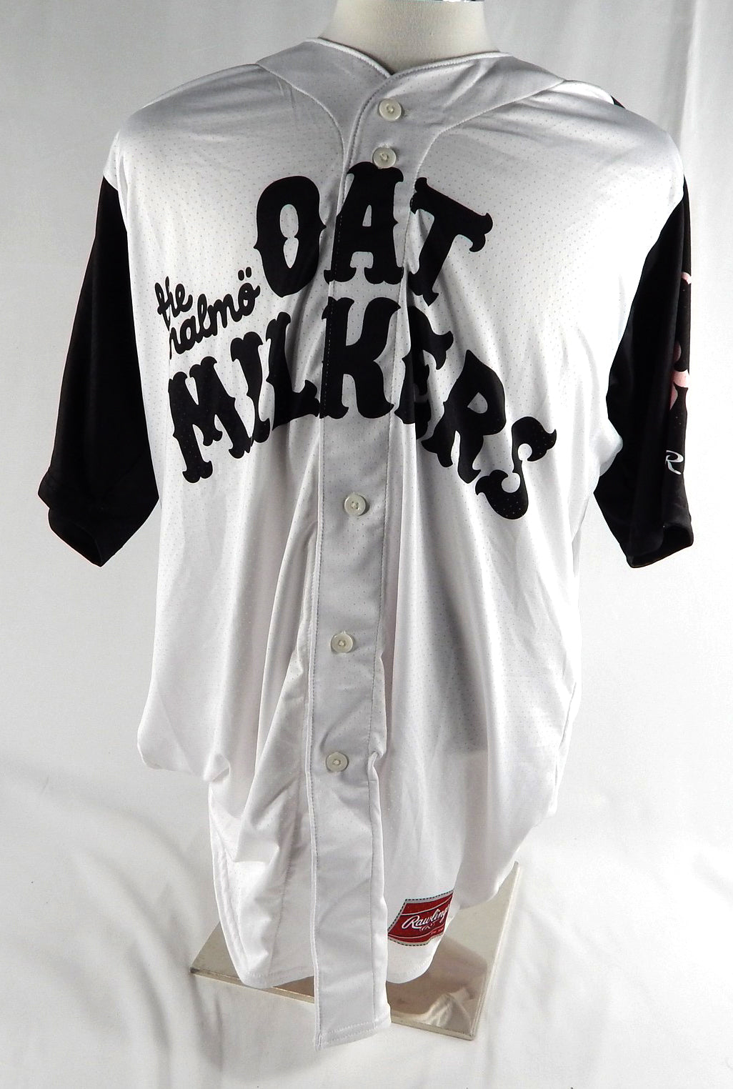 2024 Syracuse Mets #35 Game Issued Pos Used White Jersey Malmo Oat Milkers 48 3