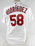 2023 St. Louis Cardinals Wilking Rodriguez #58 Game Issued P Used White Jersey 2