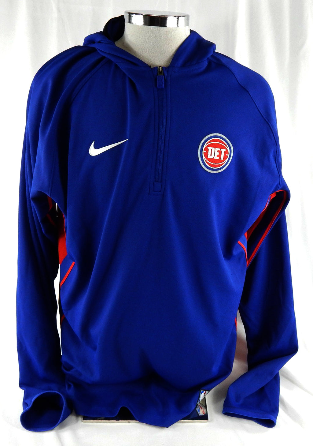 2025-26 Detroit Pistons Tolu Smith #35 Game Used Blue Warm Up Jacket XXL 760