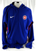 2025-26 Detroit Pistons Tolu Smith #35 Game Used Blue Warm Up Jacket XXL 760