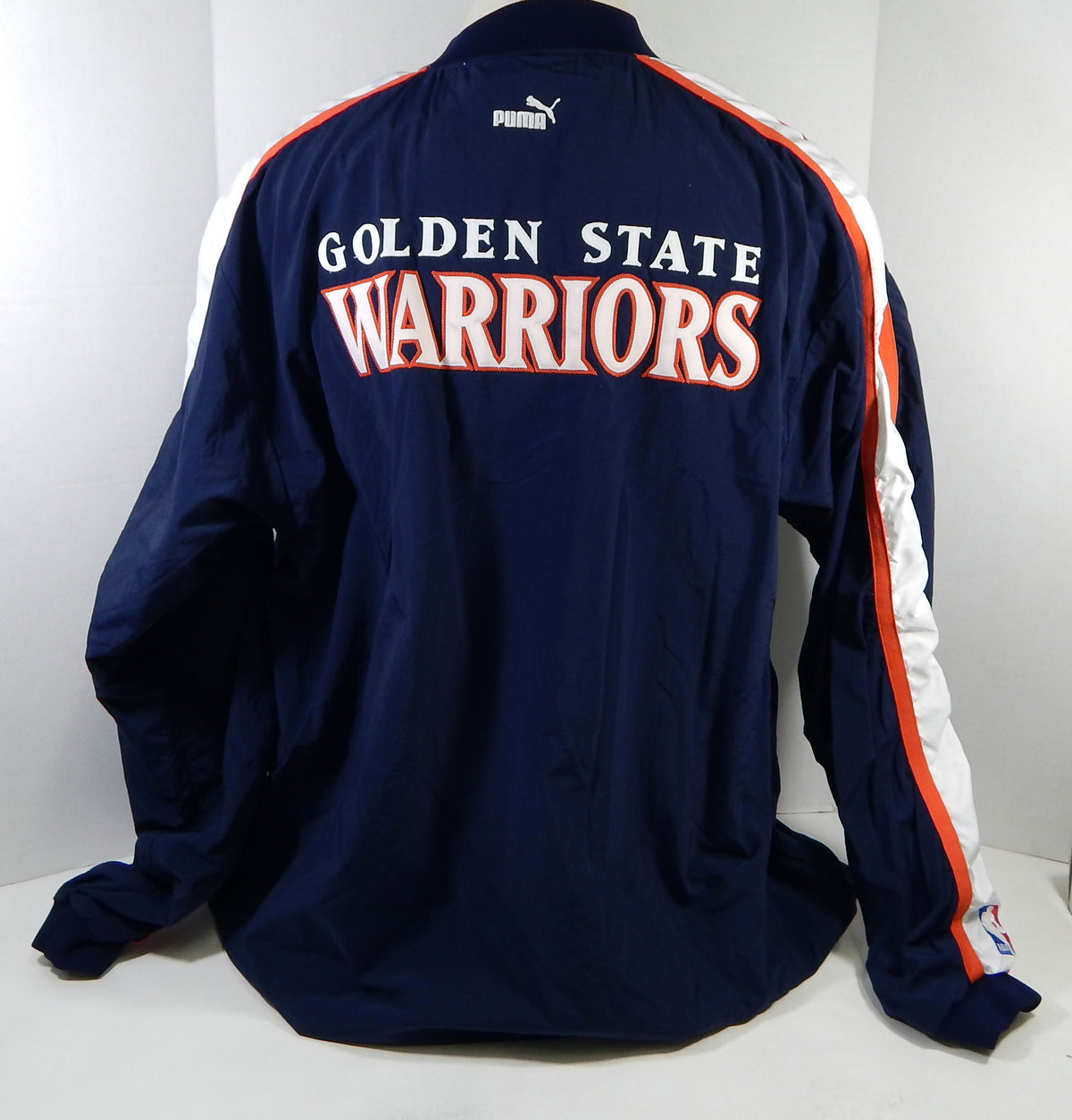 2000-01 Golden State Warriors Ruben Garces #22 Game Used Blue Game Jacket 50 95
