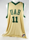 2000s UAB Blazers #11 Game Issued Gold Jersey XXL 400