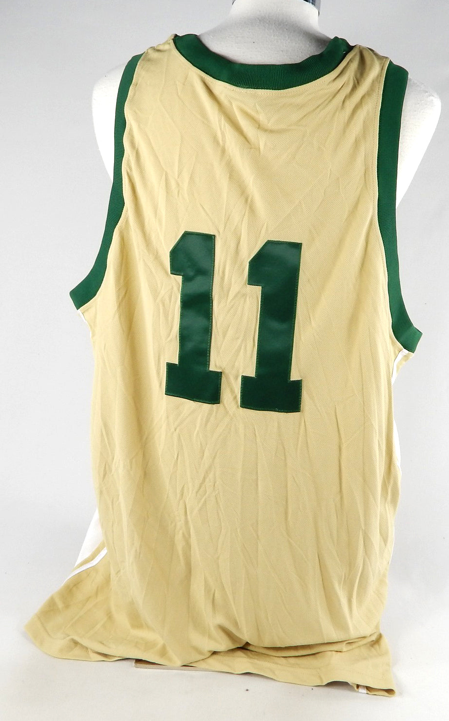 2000s UAB Blazers #11 Game Issued Gold Jersey XXL 400 Pic2