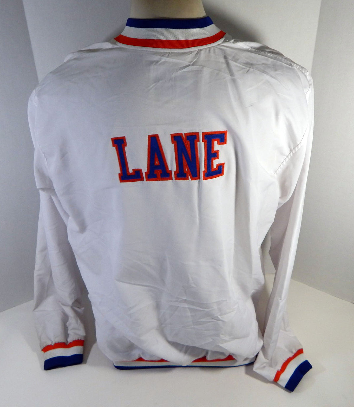 1992-93 Cleveland Cavaliers Jerome Lane #30 Game Issued White Warm Up Jacket 48 Pic2