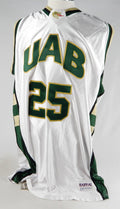 2000s UAB Blazers Little #25 Game Used White Jersey 401