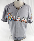 2012-18 Miami Marlins #38 Game Used Grey Jersey 48 005