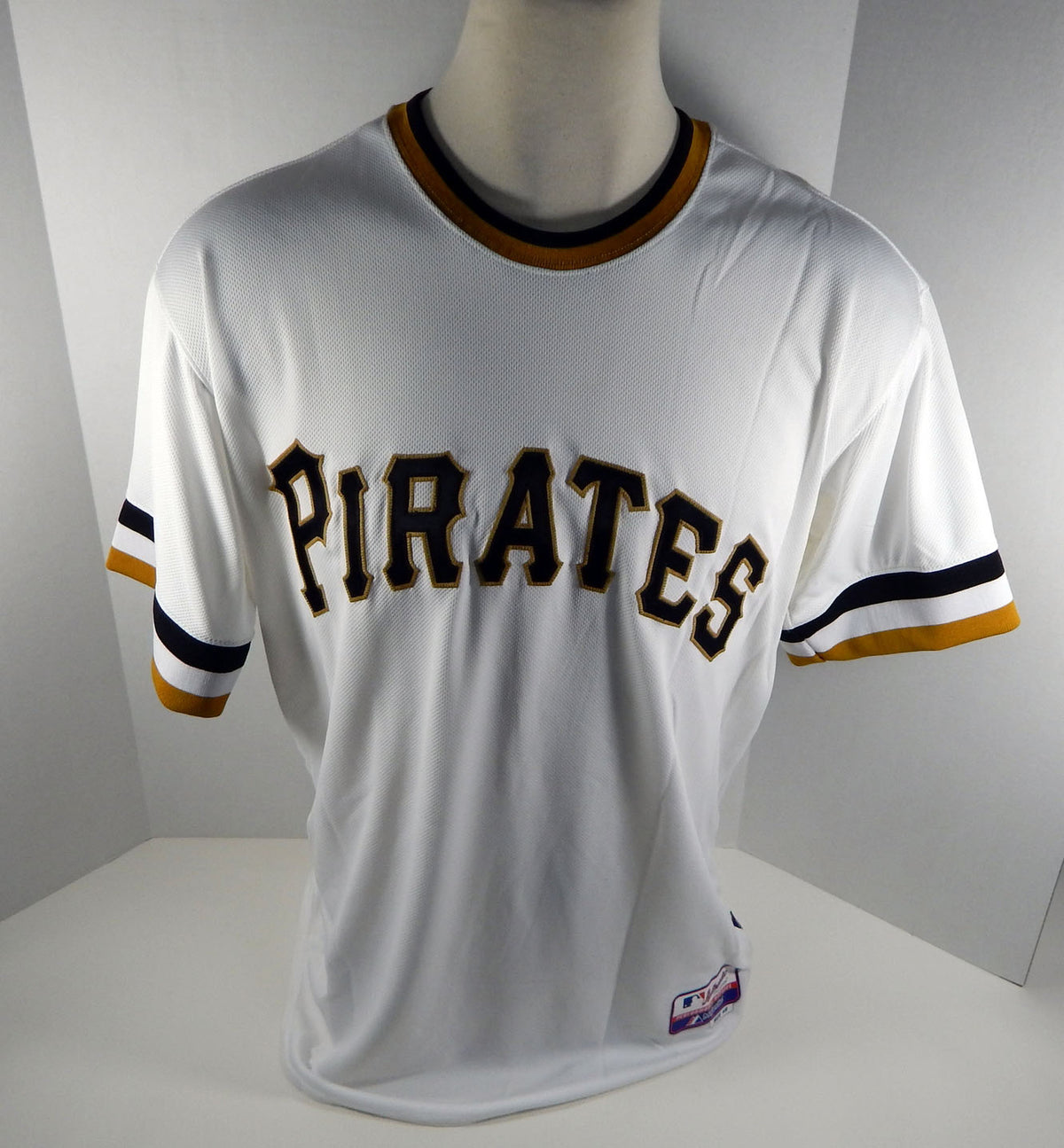 2013 Pittsburgh Pirates Jameson Taillon # Game Issued White Jersey 1970 R TB 151 Pic2