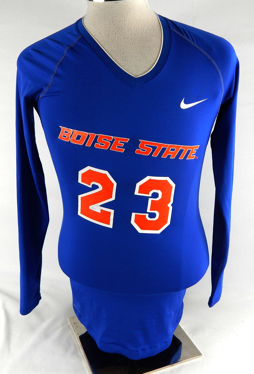 2022 Boise State Broncos #23 Game Used Blue Jersey Volleyball L 912 Pic2