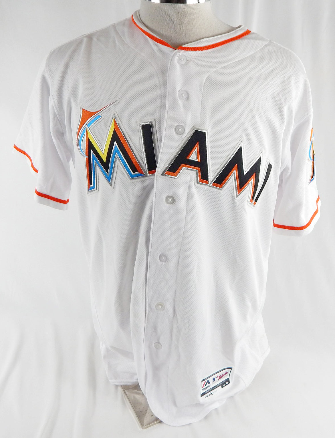 2012-18 Miami Marlins Alcantara #39 Game Used White Jersey 46 006