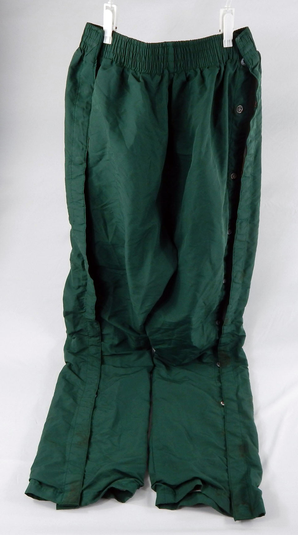 1997-98 Seattle Supersonics #29 Game Used Green Warm Up Pants 40 828 Pic2