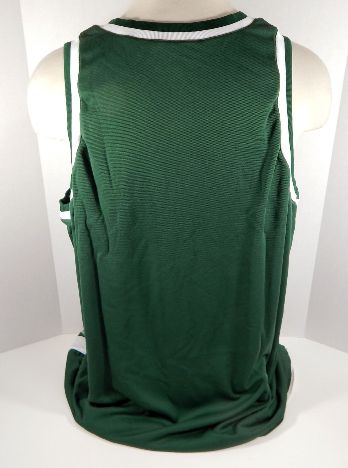 Michigan State Spartans Blank Style Game Issued Green Basketball Jersey 54 Pic2