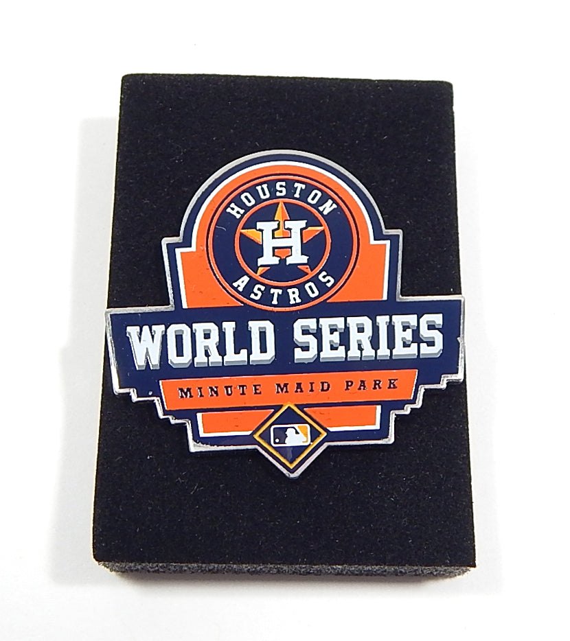 2017 Houston Astros MLB World Series Vintage Press Pin In Original Case