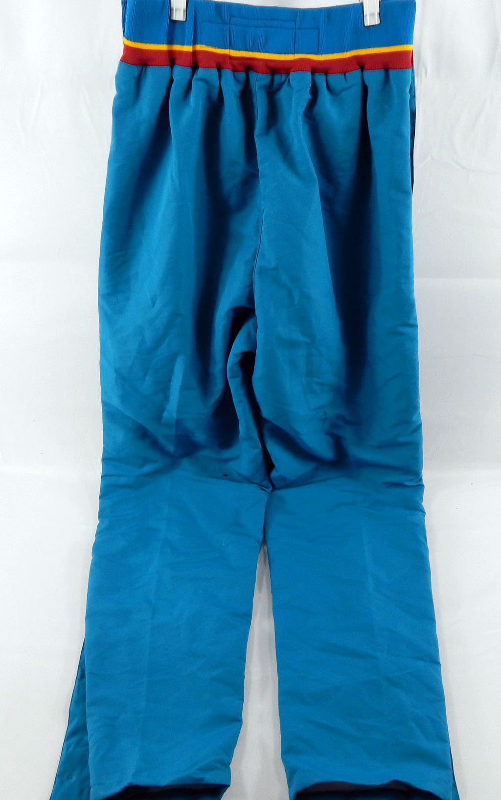 1997-98 Detroit Pistions Game Issued Teal Warm Up Pants L 227 Pic2