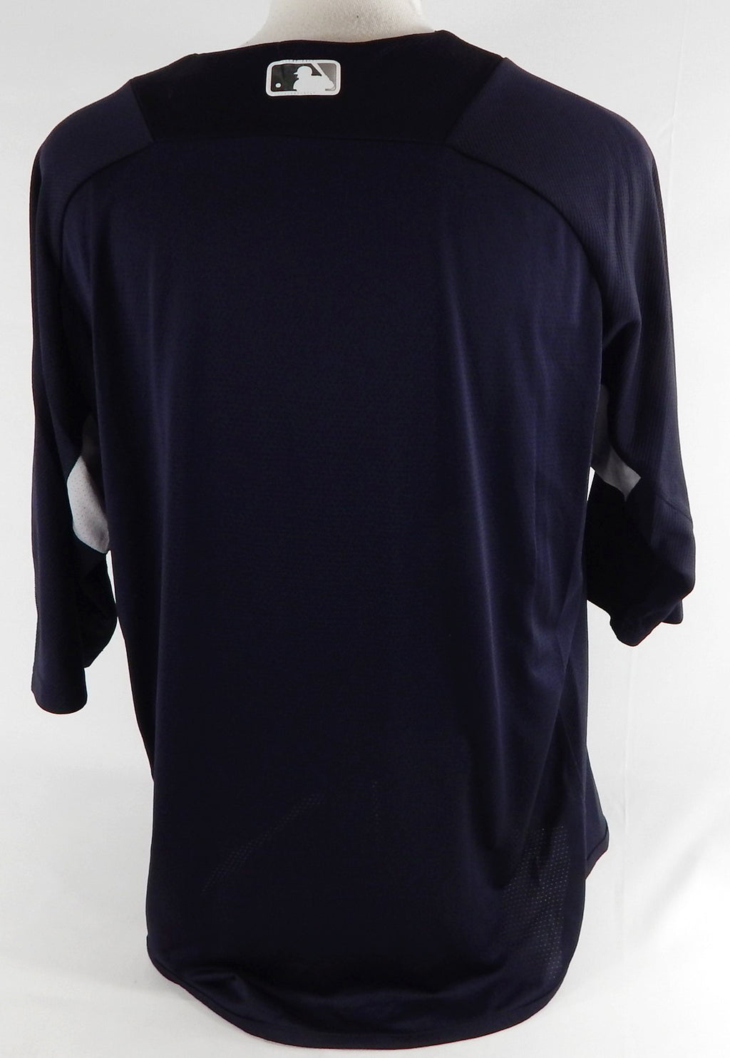 2018 New York Yankees P.J. Pilittere #63 Game Issued Used Navy Pullover Jersey 2 Pic2