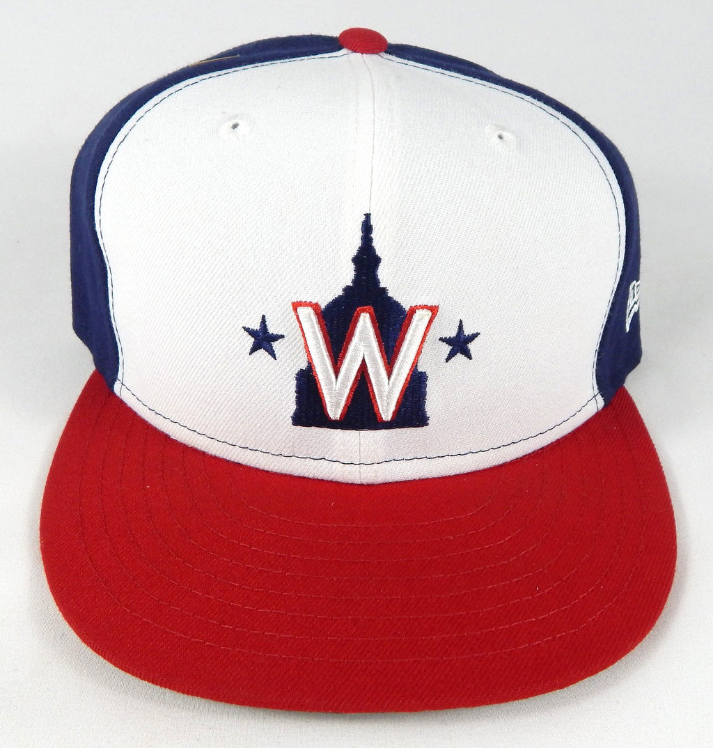 2023 Washington Nationals Jose A Ferrer #47 Game Issued Blue Hat Alt 7.375 365