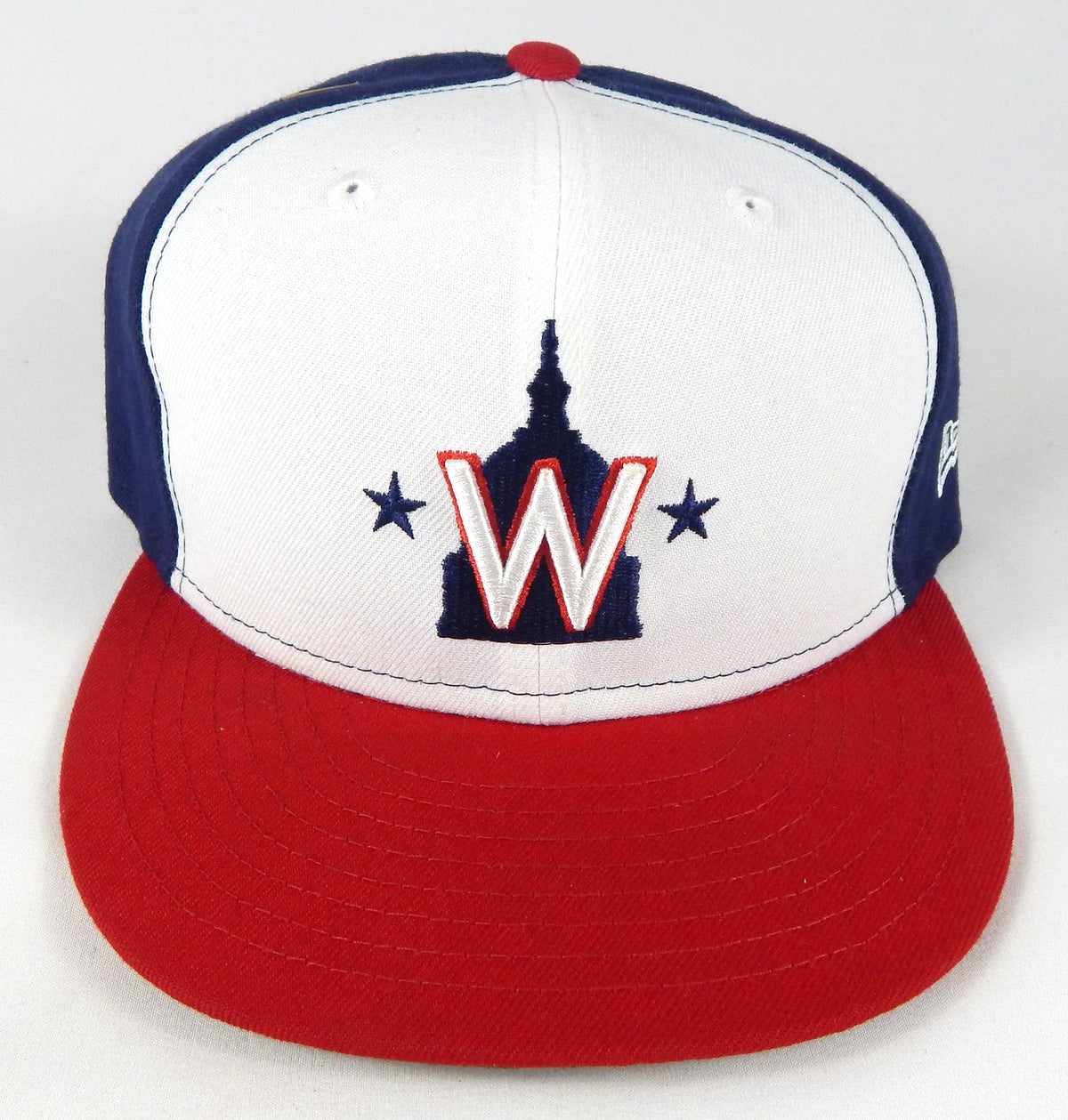 2023 Washington Nationals Jose A Ferrer #47 Game Issued Blue Hat Alt 7.375 365