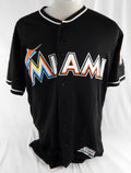 2012-18 Miami Marlins Hill #57 Game Used Black Jersey 46 008