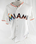 2012-18 Miami Marlins #41 Game Used White Jersey 48 009