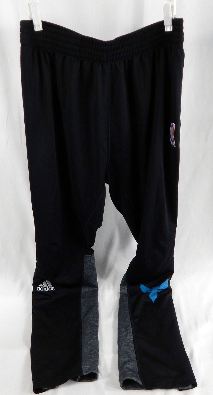 2016-17 Charlotte Hornets Frank Kaminsky #44 Game Used Black Warm Up Pants XL 89 Pic2