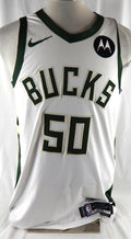 2025-26 Milwaukee Bucks Cole Anthony #50 Game Used White Jersey Associ  23 Pts