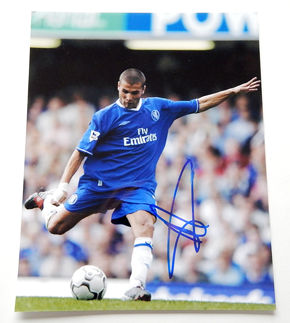 Adrian Mutu Signed 8x10 Photo Soccer Football Auto Autograph