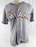 2012-18 Miami Marlins #7 Game Used Grey Jersey 44 010