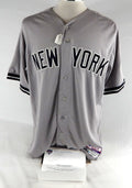 2014 New York Yankees David Phelps #41 Game Used Grey Jersey 48 645