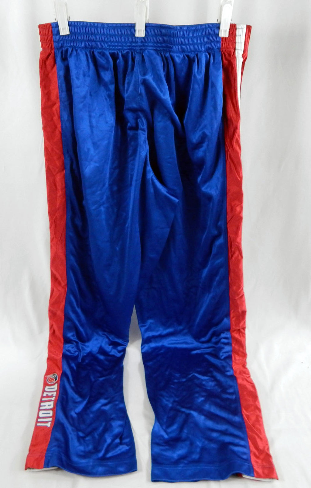 2001-04 Detroit Pistons Jon Barry #20 Game Used Blue Warm Up Pants 2XL 92 Pic2