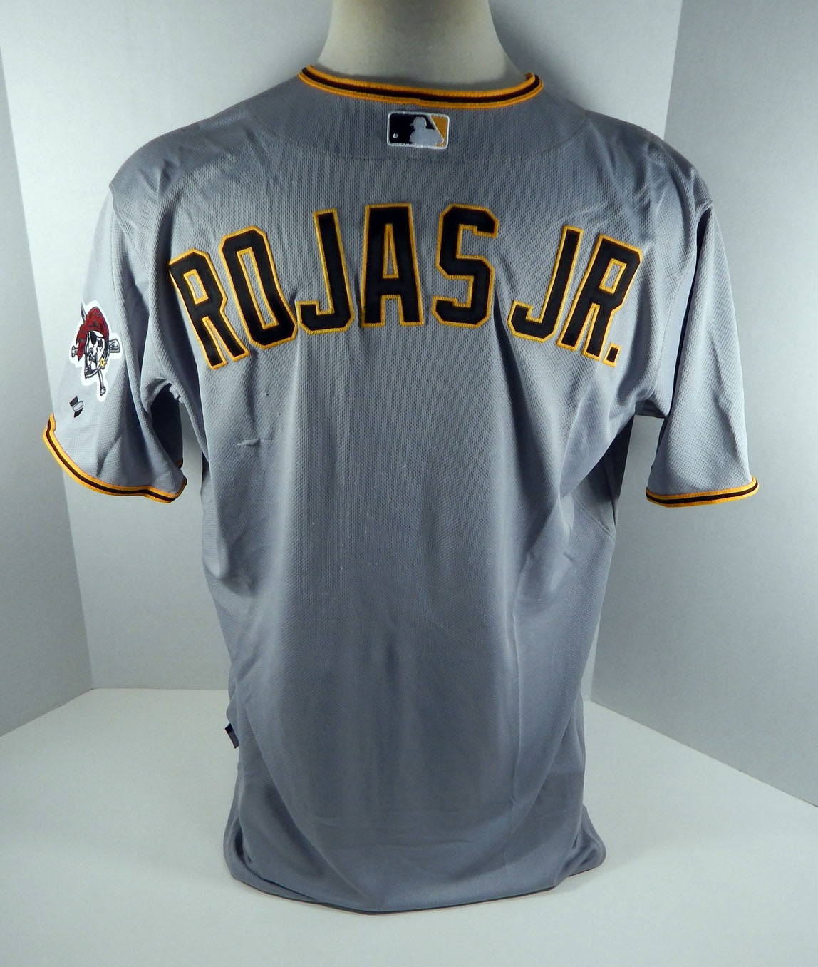 2015 Pittsburgh Pirates Mel Rojas Jr # Game Issued Grey Jersey PITT33161