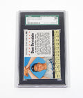 1961 Post Don Drysdale #160 Dodgers SGC 4