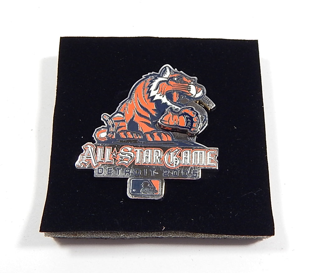 2005 Detroit Tigers MLB All Star Game Vintage Press Pin In Original Case