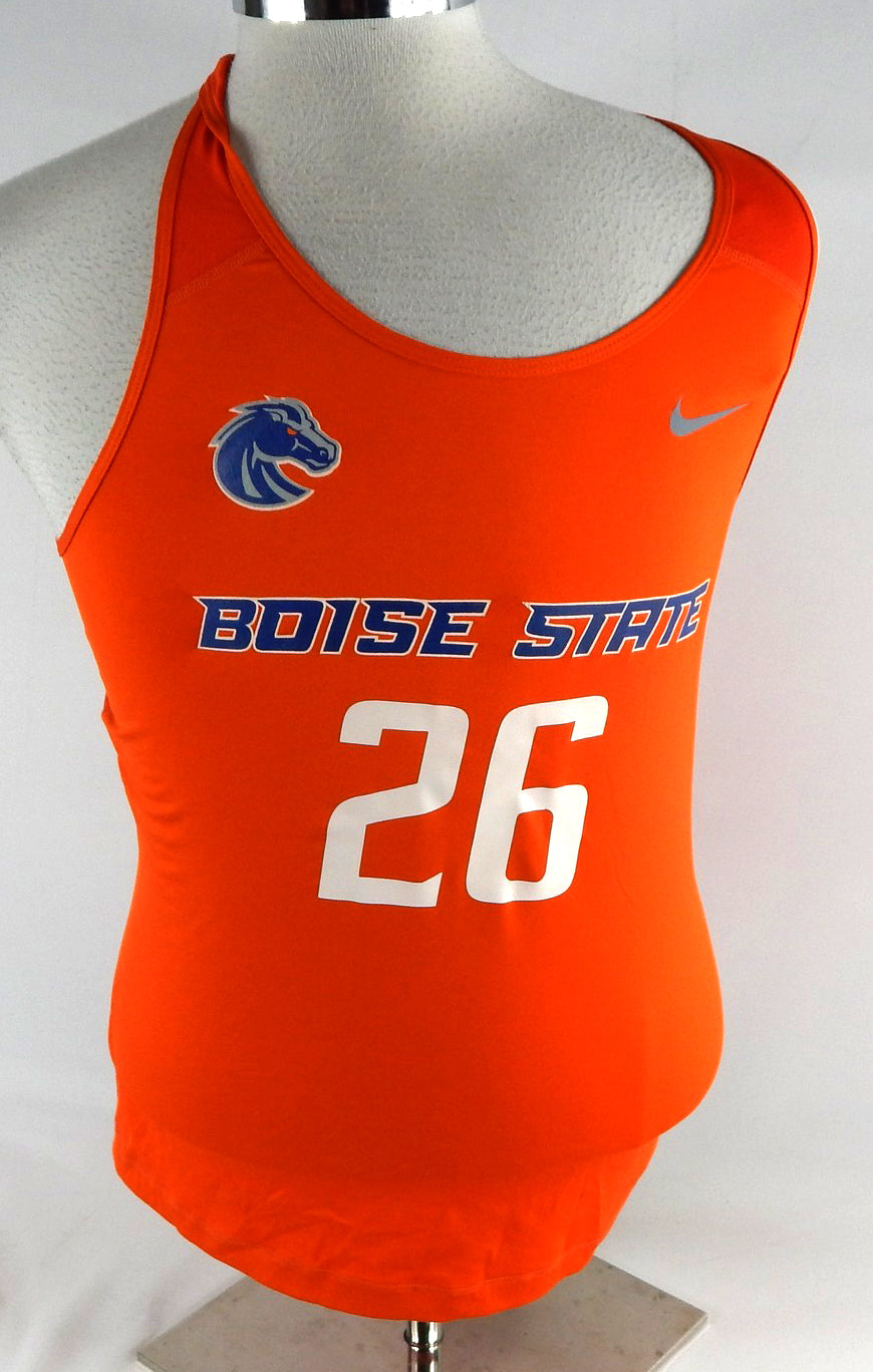 2013 Boise State Broncos #26 Game Used Orange Jersey Beach Volleyball XL 921