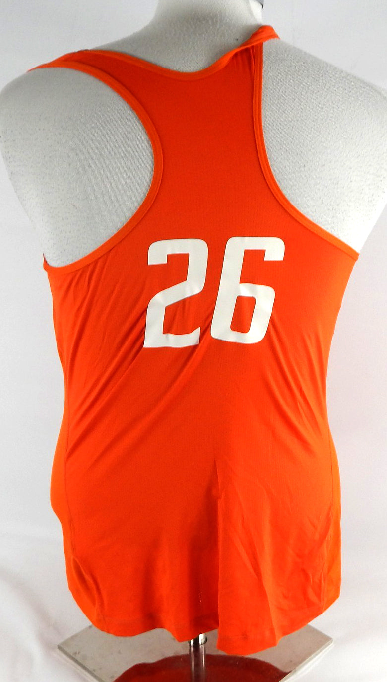 2013 Boise State Broncos #26 Game Used Orange Jersey Beach Volleyball XL 921 Pic2
