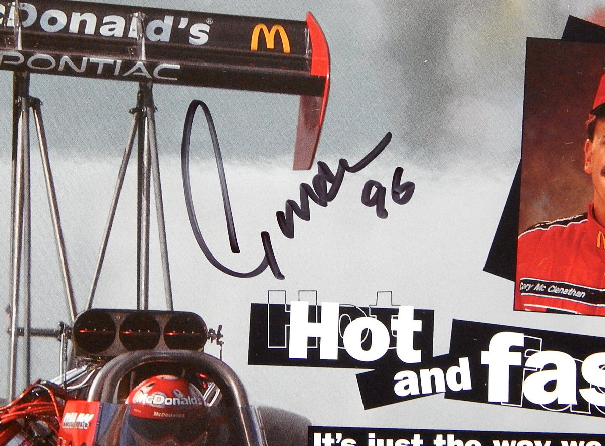 Cory McClenathan Signed 8x10 Photo Drag Racing Auto Autograph Pic2