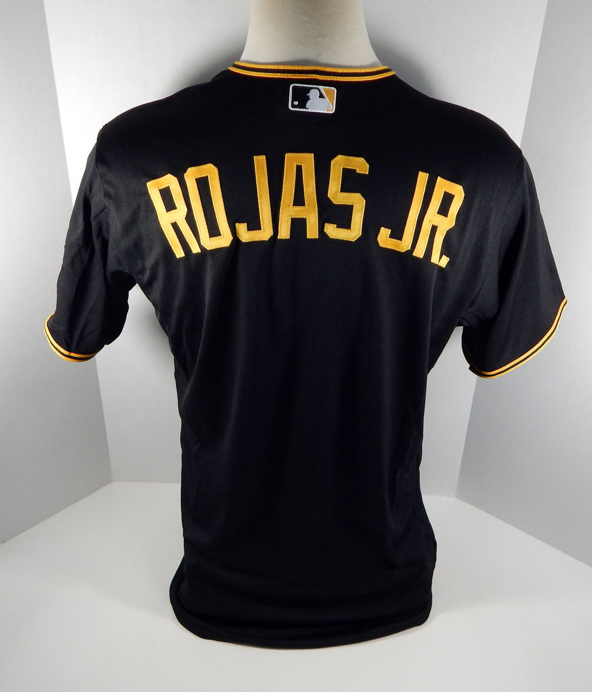 2015 Pittsburgh Pirates Mel Rojas Jr # Game Issued Black Jersey PITT33165
