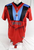 2024 Hickory Crawdads Bat Boy #BB Game Used Red Jersey 80s Night 44 127