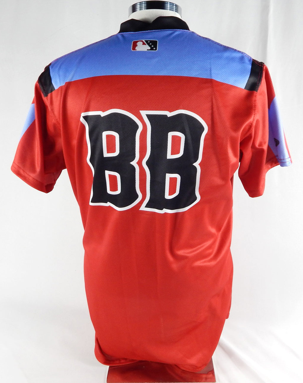 2024 Hickory Crawdads Bat Boy #BB Game Used Red Jersey 80s Night 44 127 Pic2