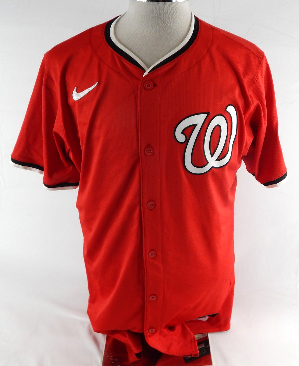 2025 Washington Nationals Darren Baker #10 Game Issued Pos Used Red Jersey 42 37