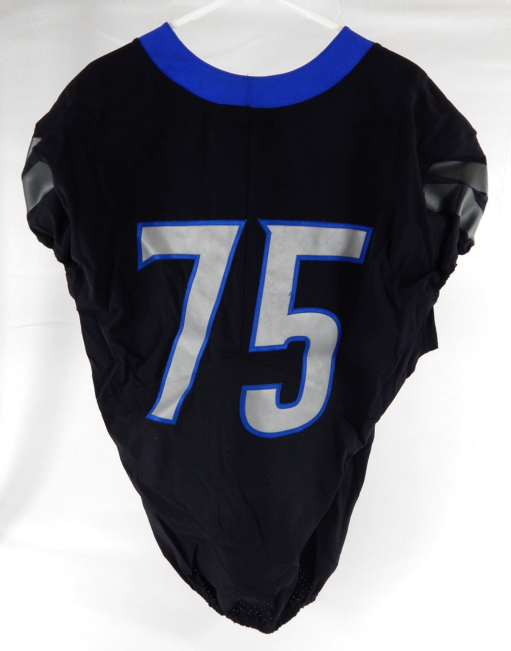 2022 Boise State Broncos #75 Game Used Black Jersey Football NP Rem 48 49 Pic2