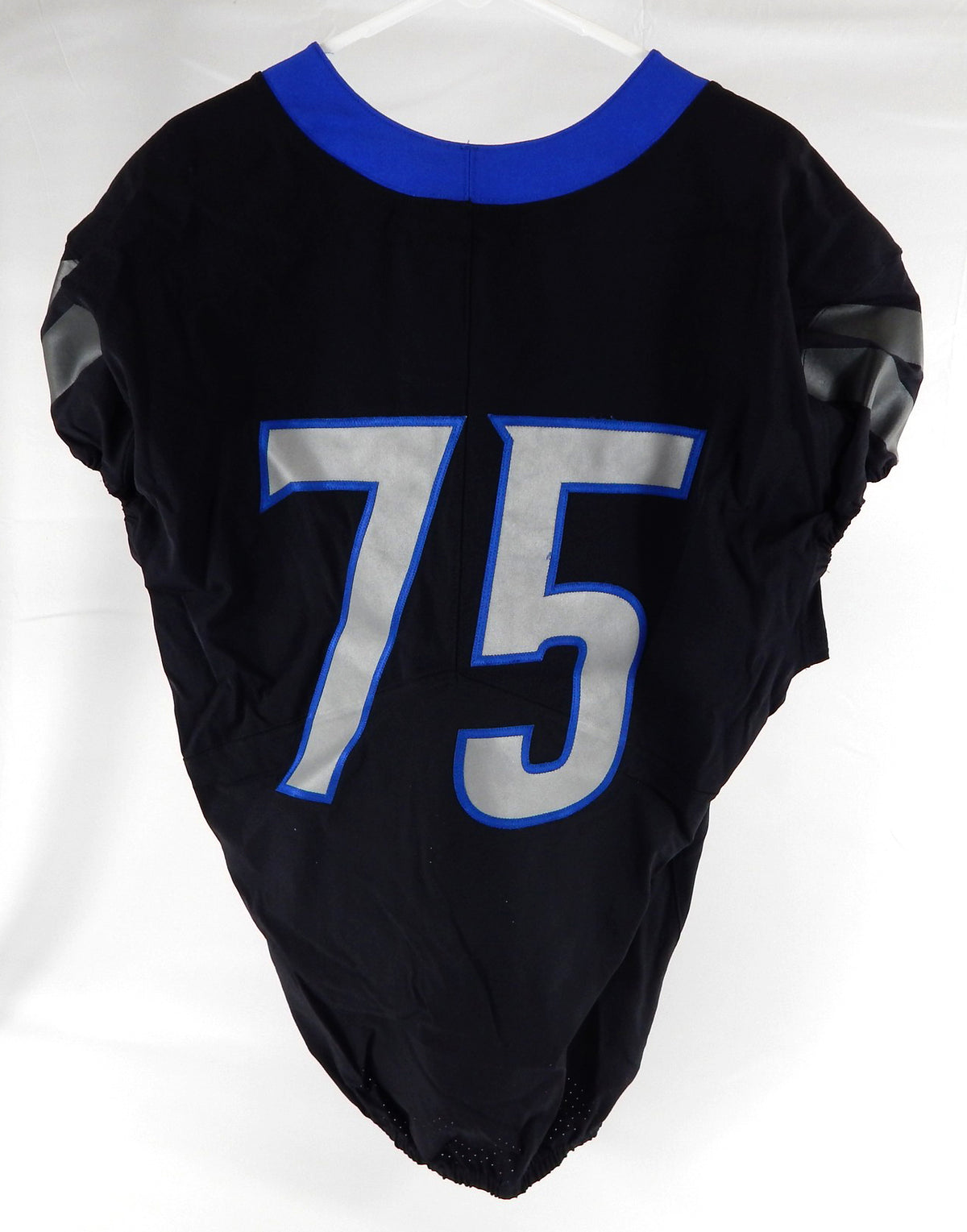 2022 Boise State Broncos #75 Game Used Black Jersey Football NP Rem 48 49 Pic2